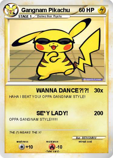 Pokemon Gangnam Pikachu