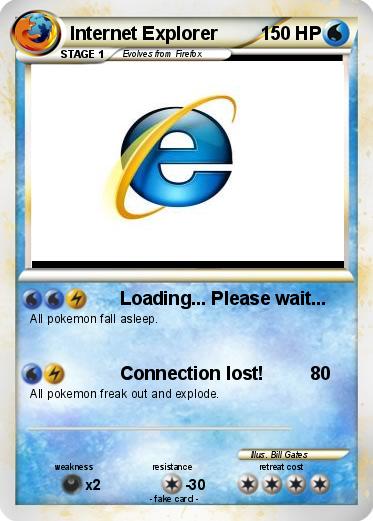 Pokemon Internet Explorer