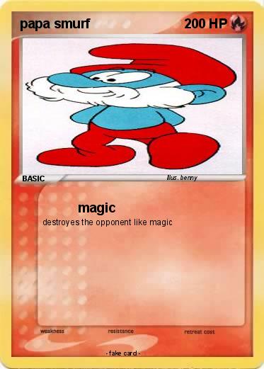 Pokemon papa smurf