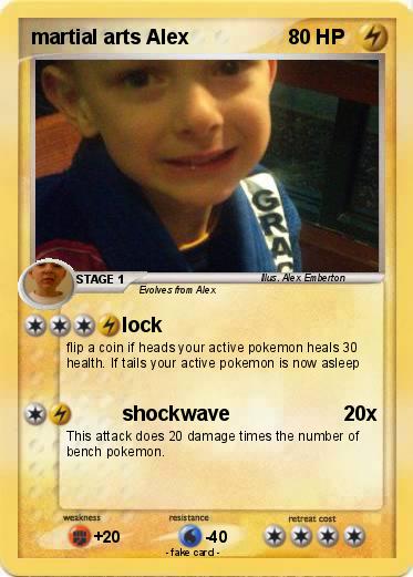 Pokemon martial arts Alex