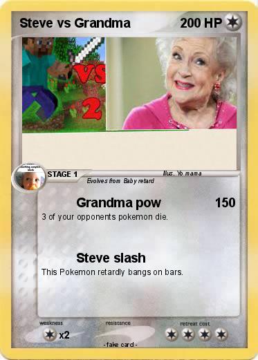 Pokemon Steve vs Grandma