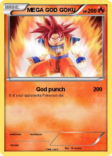 Pokemon MEGA GOD GOKU