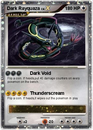 Pokemon Dark Rayquaza
