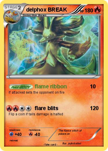 Pokemon delphox BREAK