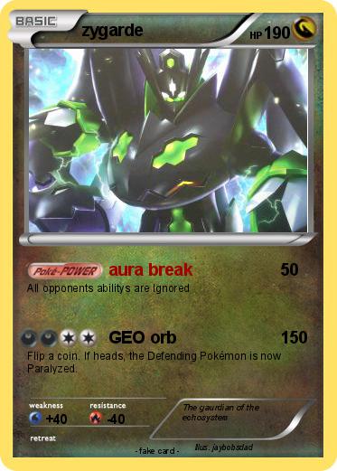 Pokemon zygarde