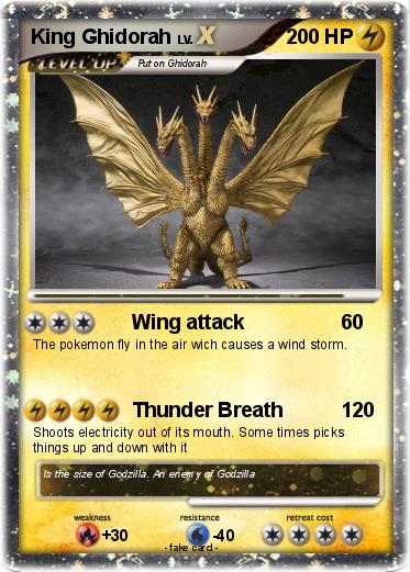 Pokemon King Ghidorah