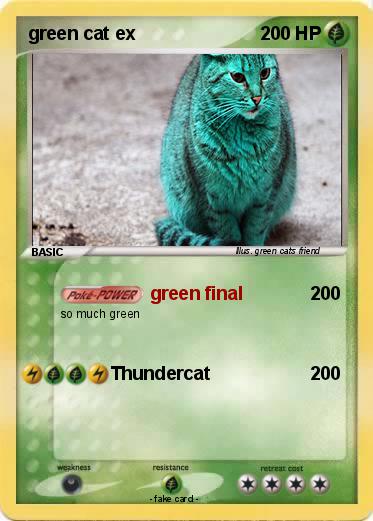 Pokemon green cat ex