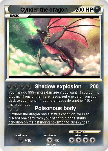 Pokemon Cynder the dragon