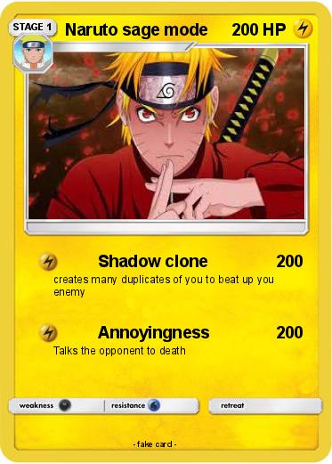 Pokemon Naruto sage mode