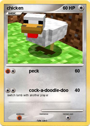 Pokemon chicken