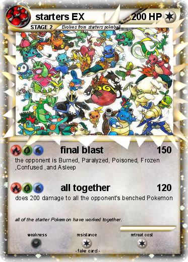 Pokemon starters EX