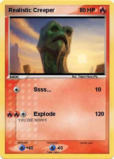Pokemon Realistic Creeper