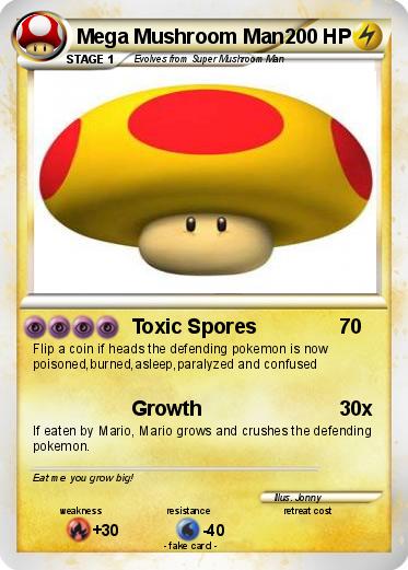 Pokemon Mega Mushroom Man