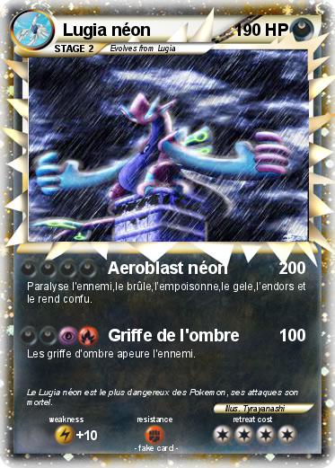 Pokemon Lugia néon