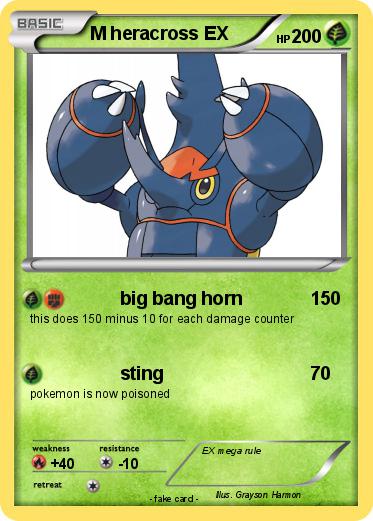 Pokemon M heracross EX