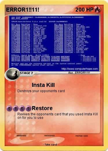 Pokemon ERROR1!!11!