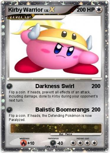 Pokemon Kirby Warrior