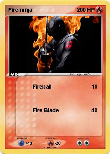 Pokemon Fire ninja