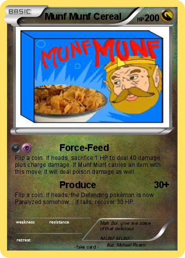 Pokemon Munf Munf Cereal