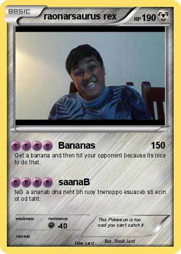 Pokemon raonarsaurus rex