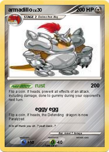 Pokemon armadillo
