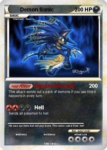 Pokemon Demon Sonic