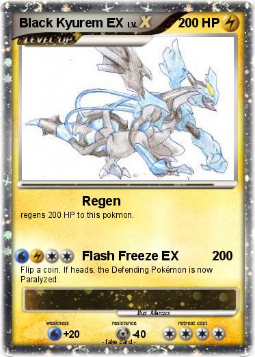 Pokemon Black Kyurem EX