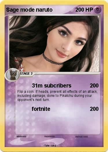 Pokemon Sage mode naruto