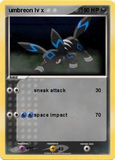 Pokemon umbreon lv x