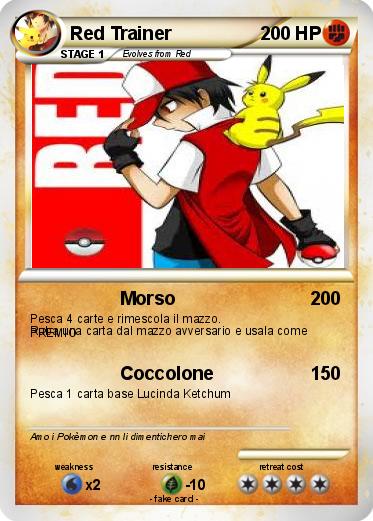 Pokemon Red Trainer