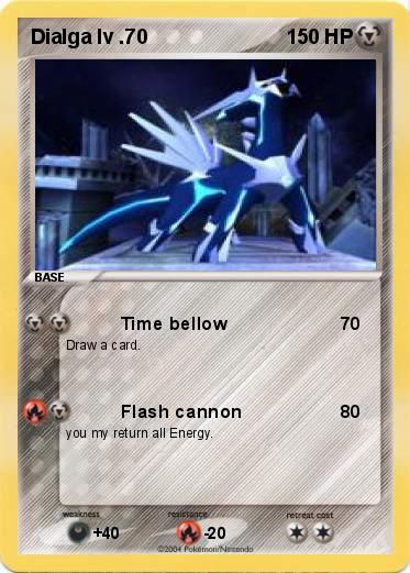 Pokemon Dialga lv .70 