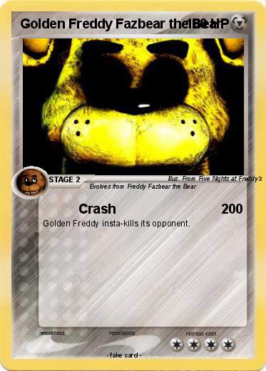 Pokemon Golden Freddy Fazbear the Bear