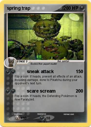 Pokemon spring trap