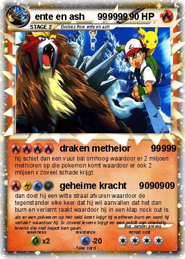 Pokemon ente en ash     999999
