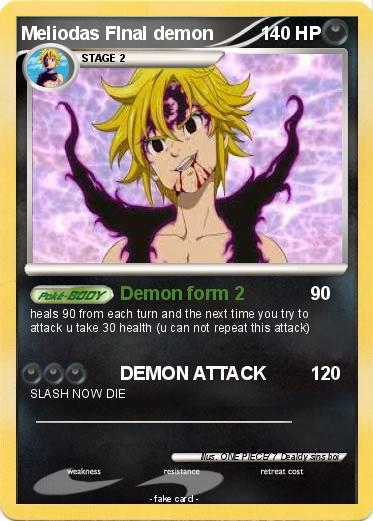 Pokemon Meliodas FInal demon