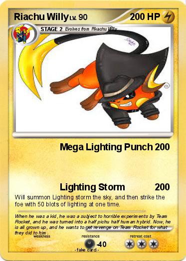 Pokemon Riachu Willy