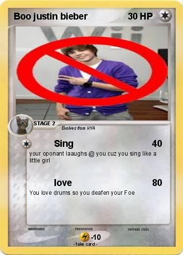 Pokemon Boo justin bieber