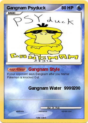 Pokemon Gangnam Psyduck