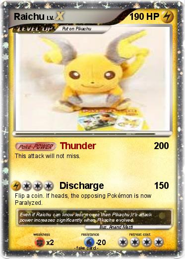 Pokemon Raichu