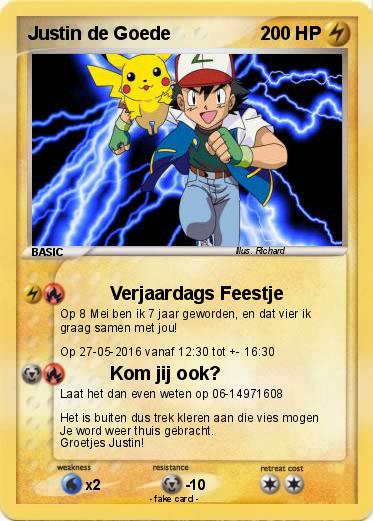 Pokemon Justin de Goede