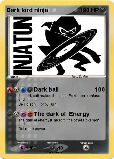 Pokemon Dark lord ninja
