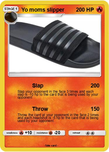 Pokemon Yo moms slipper Pokemon Yo moms slipper
