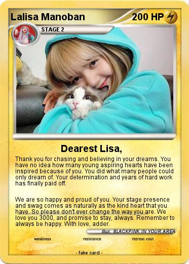 Pokemon Lalisa Manoban