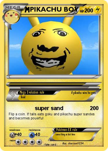 Pokemon PIKACHU BOY