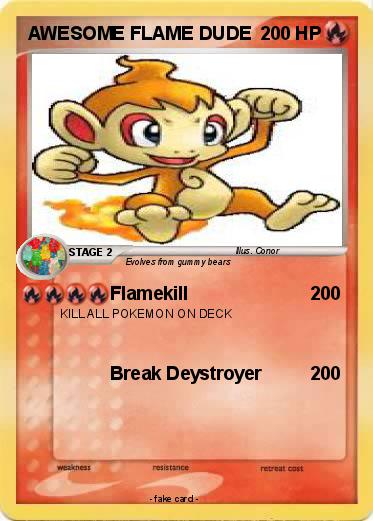 Pokemon AWESOME FLAME DUDE
