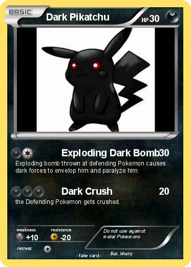 Pokemon Dark Pikatchu