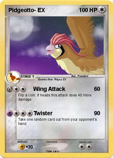 Pokemon Pidgeotto- EX