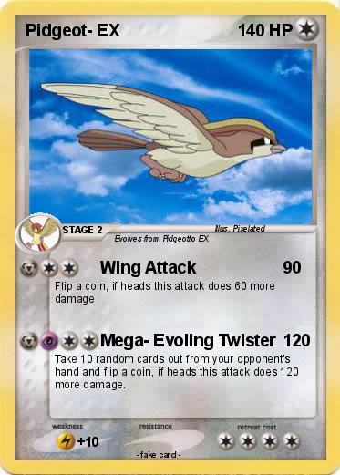 Pokemon Pidgeot- EX
