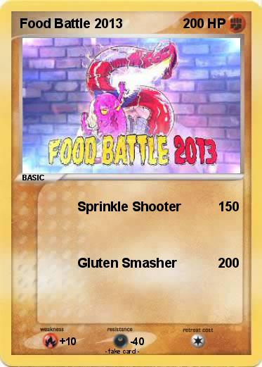 Pokemon Food Battle 2013