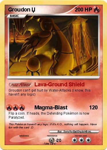 Pokemon Groudon Џ